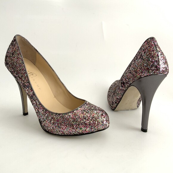 Ivanka Trump Glitter Kaydena Stiletto Heels Multicolor 8.5 - Picture 3 of 11
